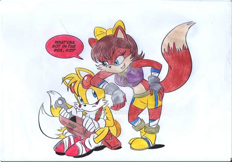 Tails E Fiona Sonic Boom By R3452 On Deviantart