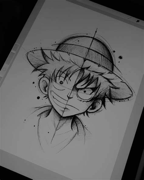 Top 52 Imagen Dibujos De Luffy A Lapiz Ecovermx