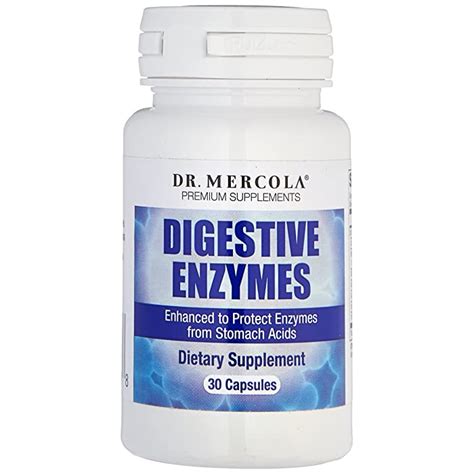 Buy Dr Mercola Digestive Enzymes 30 Capsules Natural Bloating