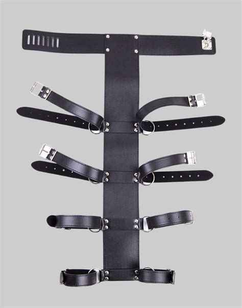 Leather Bondage Harness Armbinder Bondage Apparels
