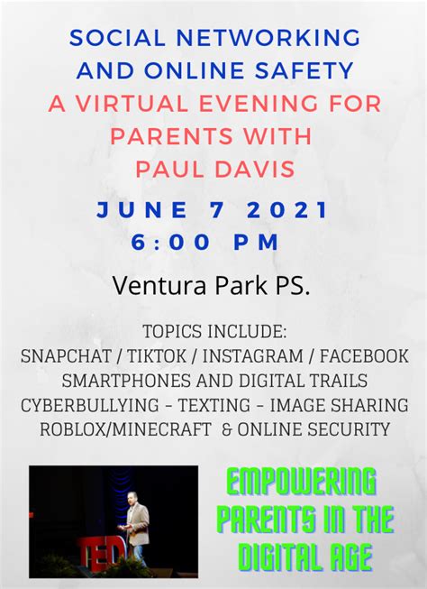 Paul Davis Event At Vpps Ventura Park Ps Blog