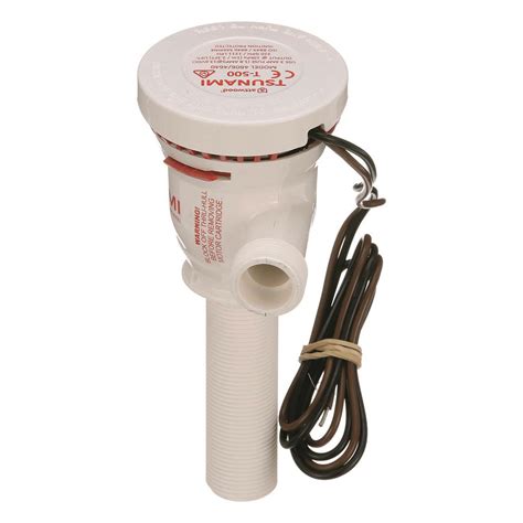 Attwood Tsunami Mk Manual Bilge Pump Gph Livewells