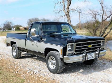 1979 Chevy Silverado C30 C10 Pickup Truck 454 Camper Special For