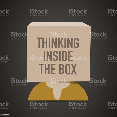 Thinking Inside The Box Stock Illustration Download Image Now