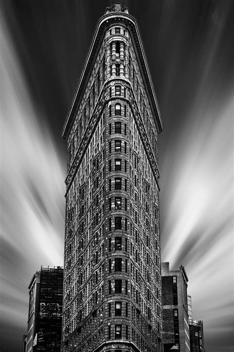 Flat Iron In Black And White Building Photography Famous Buildings