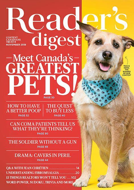 Inside The November 2018 Issue Of Readers Digest Canada Readers Digest