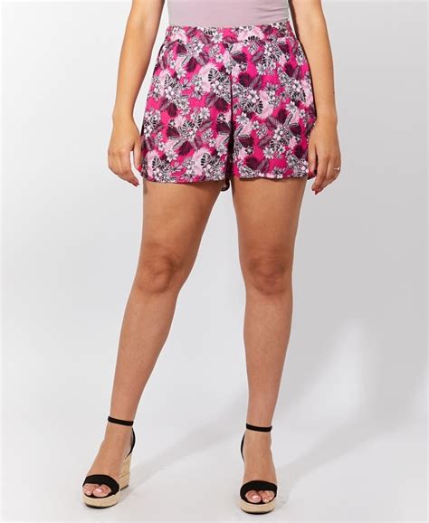 Shorts Flower Print Flared Summer Shorts Krisp