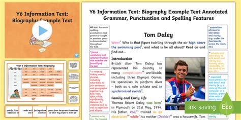 Information Texts Ks2 Biography Modelexample Text