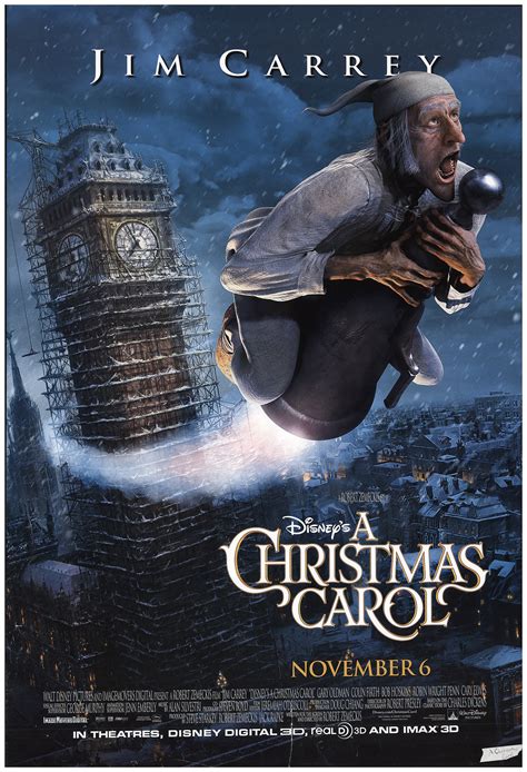 The trailers made it look like a goofy, kiddy version of the story. A Christmas Carol 2009 27x40 Orig Movie Poster FFF-68152 ...