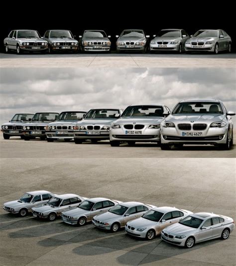 Bmw 5 Series All Six Generations Together