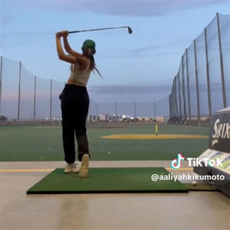 Viral Masters Fan Aaliyah Kikumoto Shows Off Her Own Golf Skills On Tiktok News And Gossip