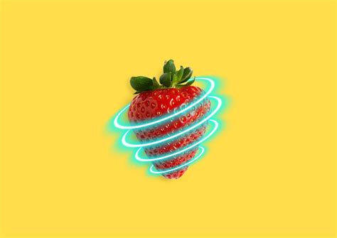 Freetoedit Strawberry Neon Light Image By Bibekumarshah