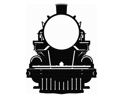 Train Svg Steam Engine Svg Eps Cut Files For Silhouette Train Outline