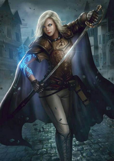 Female Magus Pathfinder Pfrpg Dnd Dandd D20 Fantasy Heroic Fantasy