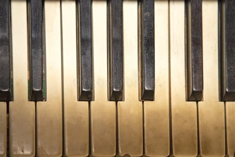 Old Piano Keys Stock Image Image Of Historic Stained 129064229