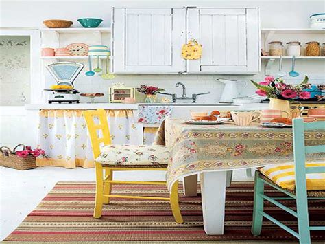 Colorful Vintage Kitchen Designs
