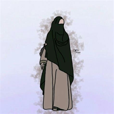 Sükut U Lisan Selameti İnsan Kartun Kartun Hijab Gambar