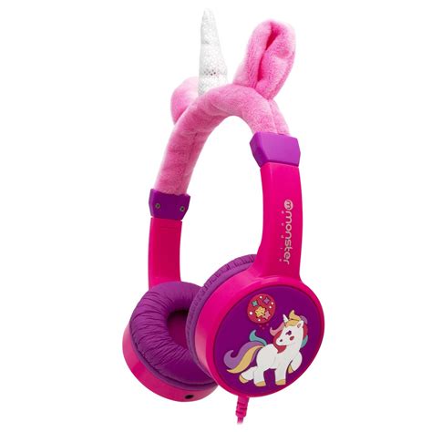 AudÍfonos Para NiÑos Monster Cool Kid Unicornio Entrekids