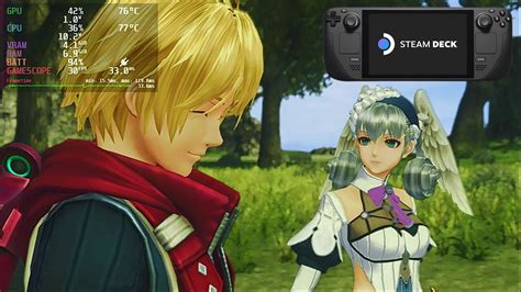 Xenoblade Chronicles Definitive Edition Steam Deck Performance Gameplay