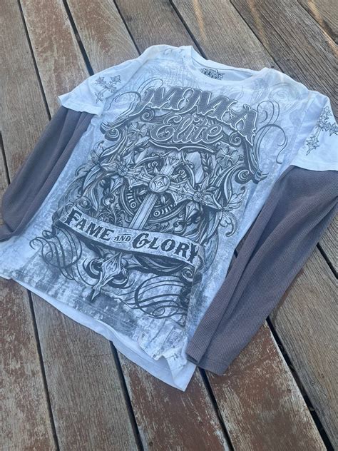 Affliction Rare Mma Elite Thermal Sleeve Grailed