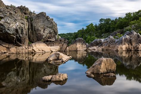 Great Falls National Park In Maryland Usa