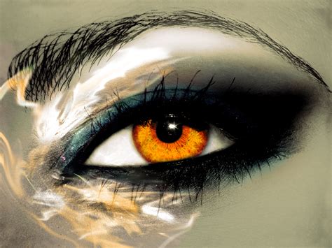 Orange Eye By Adapt02 On Deviantart