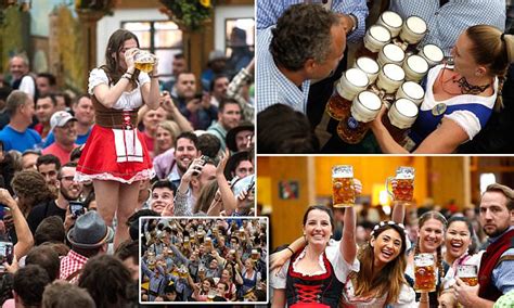 Oktoberfest Crowds In Good Spirits As Munich Event Begins Daily Mail