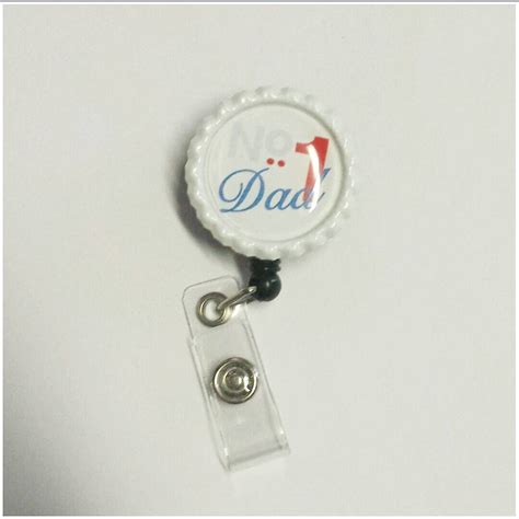 Mens Badge Reel No 1 Dad By Chichiskreations On Etsy