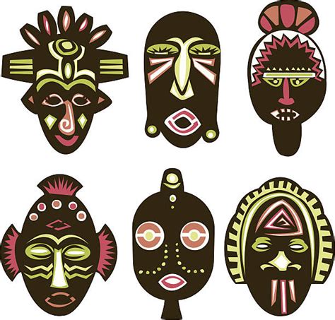 African Mask Illustrations Royalty Free Vector Graphics And Clip Art Istock