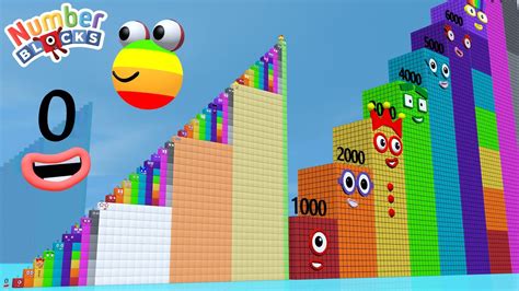 Numberblocks Step Squad Zero To 40 Vs 1000 To 40000 Standing Tall