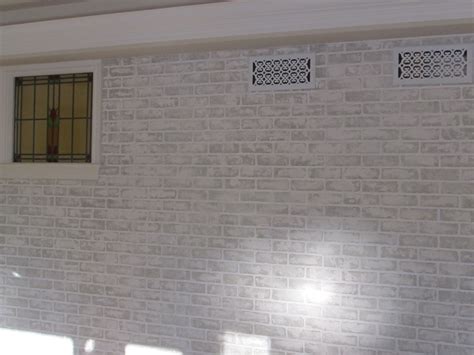 My Faux Brick After Wall Started With 4x8 Panels From