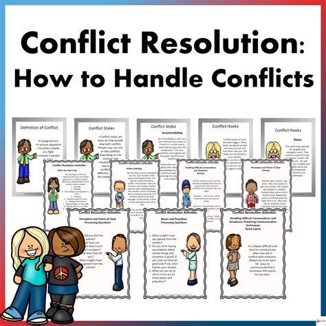 Conflict Resolution Activities Resolving Conflicts In The Classroom