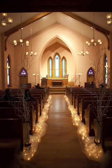 45 Breathtaking Church Wedding Decorations Wedding Aisle
