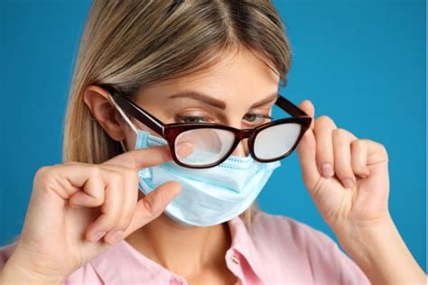 how to avoid your glasses fogging up from wearing a mask eye care of delaware