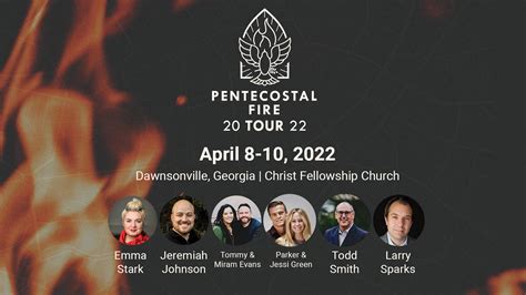Pentecostal Fire Tour Faith And Flame Books And Ts