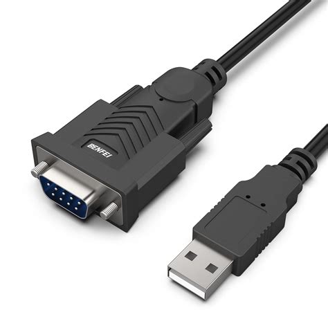 Buy Benfei Usb To Serial Adapter Usb To Rs 232 Male 9 Pin Db9 Serial