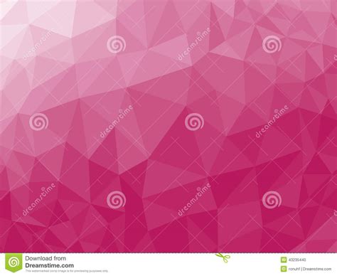 Red Abstract Geometric Rumpled Triangular Low Poly Style Vector