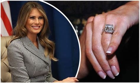 melania trump does flotus have the most expensive celebrity engagement ring uk