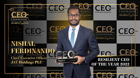 Resilient Ceo Of The Year 2022 Ceo Magazine Srilanka