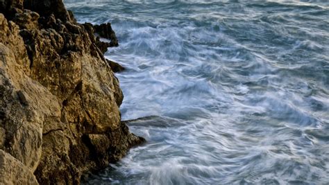 Beach Rocks Water Waves Sea Wallpapers Hd Desktop And Mobile