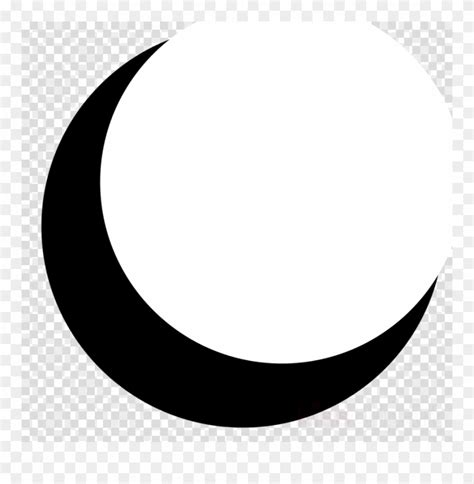 Half Moon Png Clipart Crescent Clip Art Circle With Transparent