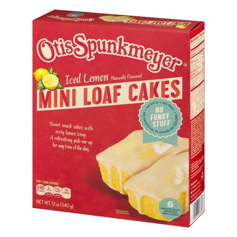 Otis Spunkmeyer Mini Loaf Cakes Iced Lemon Search Food City