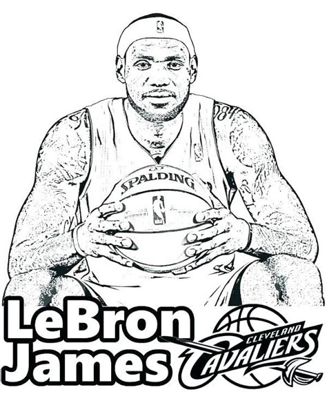 In case you haven't heard, lebron james left the cleveland cavaliers in free agency and will be playing for the los angeles lakers this season. New Coloring Pages Nba For You | Sports coloring pages ...