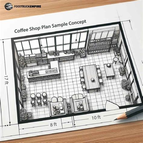 How To Create A Coffee Shop Floor Plan Any Size And Dimension