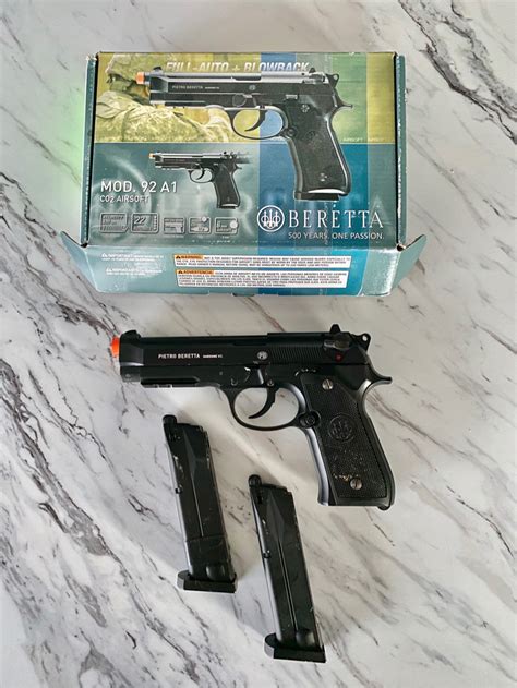 SOLD Beretta M92 A1 Co2 Powered Blowback Airsoft Pistol By Umarex