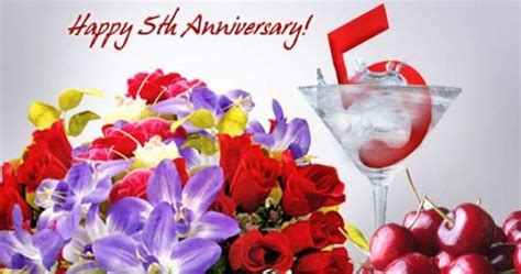 Congratulation on your work anniversary. 5th Year Marriage Anniversary Wishes, Quotes, Images ...