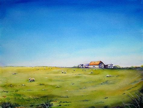 This plug bait emits strong vibrations that trigger the attacks of predatory fish. Hindover Barn (Sussex) | Landscape paintings, Art ...