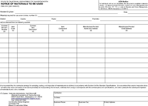 Cem 3101 Form ≡ Fill Out Printable Pdf Forms Online