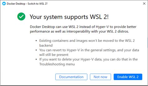 Windows Server Docker Desktop Wsl