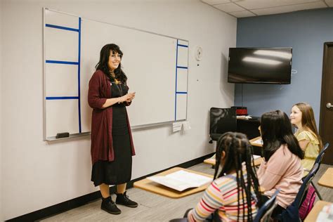 Teacher Discussing Her Lesson With Her Students · Free Stock Photo